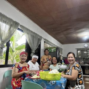 Food preparation for Feeding Program at Baybay, Castillejos, Zambales