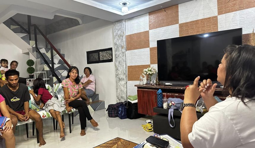 First ANF-GEM Wednesday night Bible Study at Balaybay, Castillejos, Zambales, Philippines